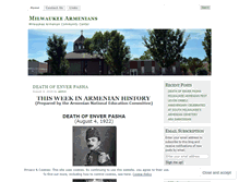 Tablet Screenshot of milwaukeearmenians.com